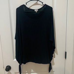 Casual black blouse
